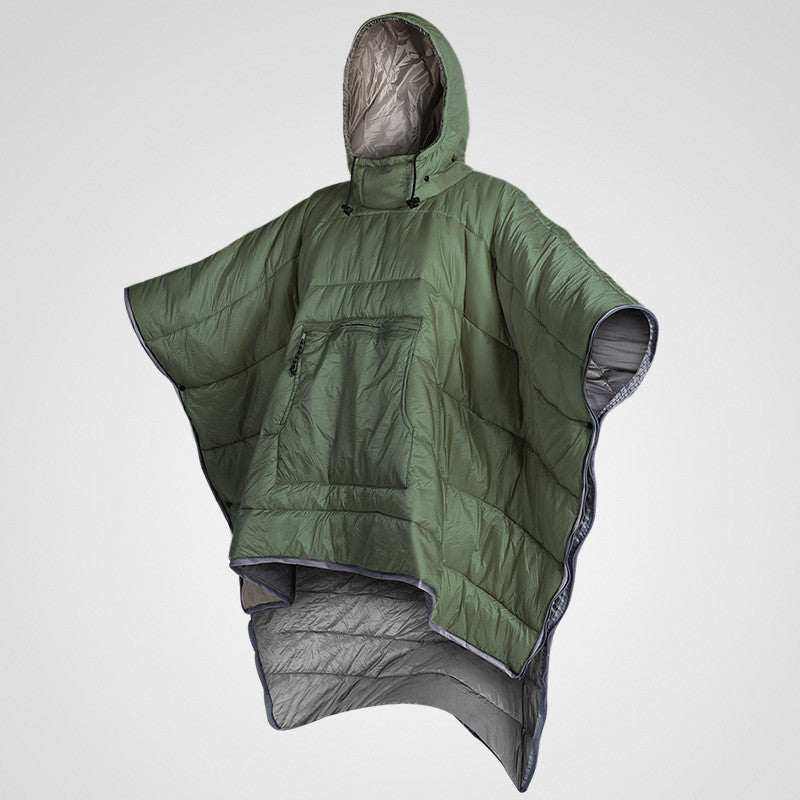 Stay Warm and Cozy with the Thickened Cold Protection Cloak Sleeping Bag