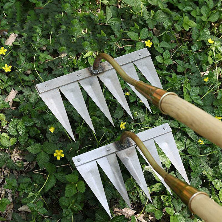Transform Your Gardening Experience with the Household Digging And Planting Tools Hoe Tooth Rake