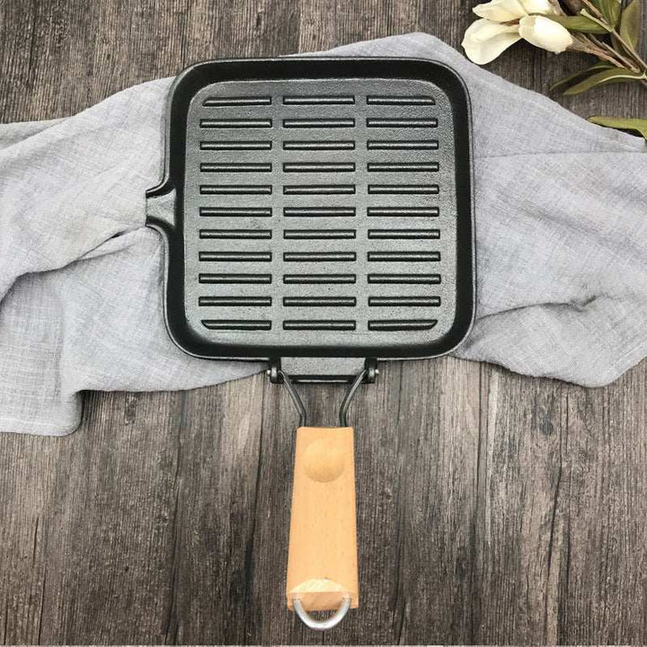 Discover the Ultimate Camping Companion: The Cast Iron Steak Skillet Folding Pan