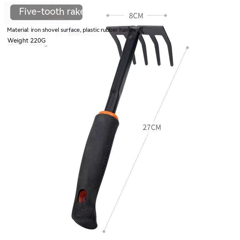 Handle Small Rake Two-headed Hoe Shovel