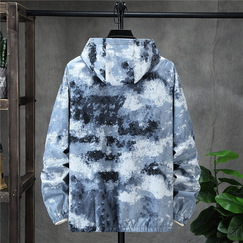 Trendy Camouflage Men's Jacket