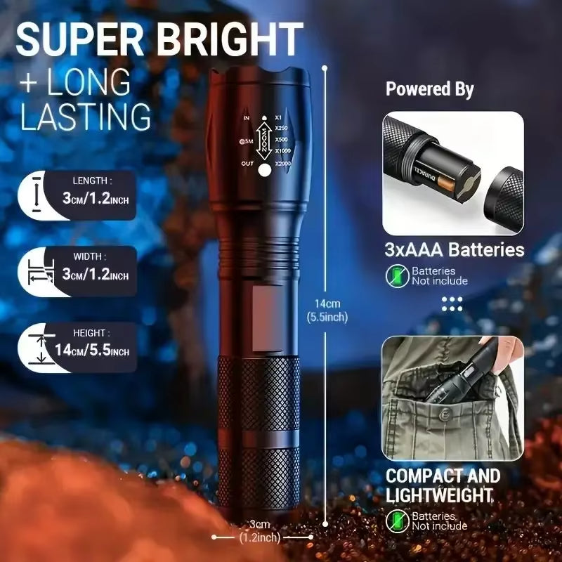 High Power LED Tactical Flashlight