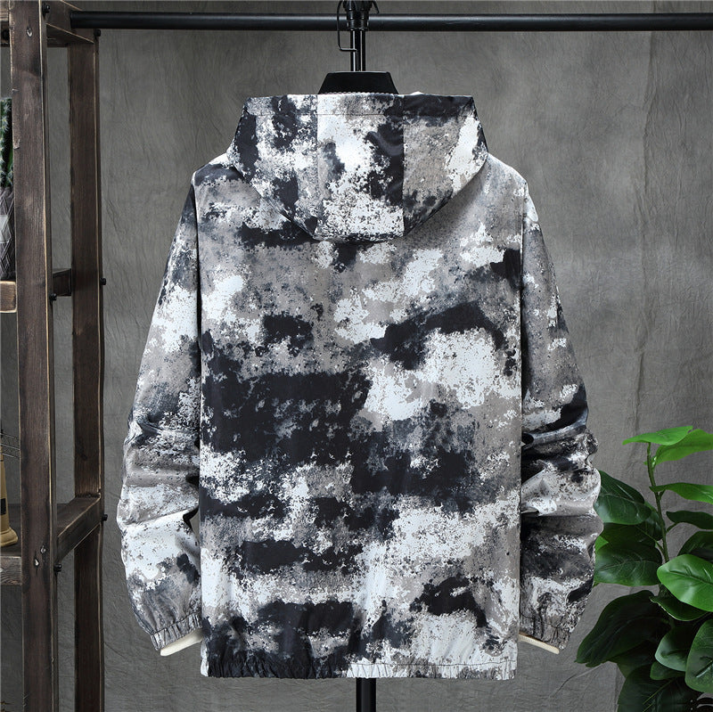 Trendy Camouflage Men's Jacket