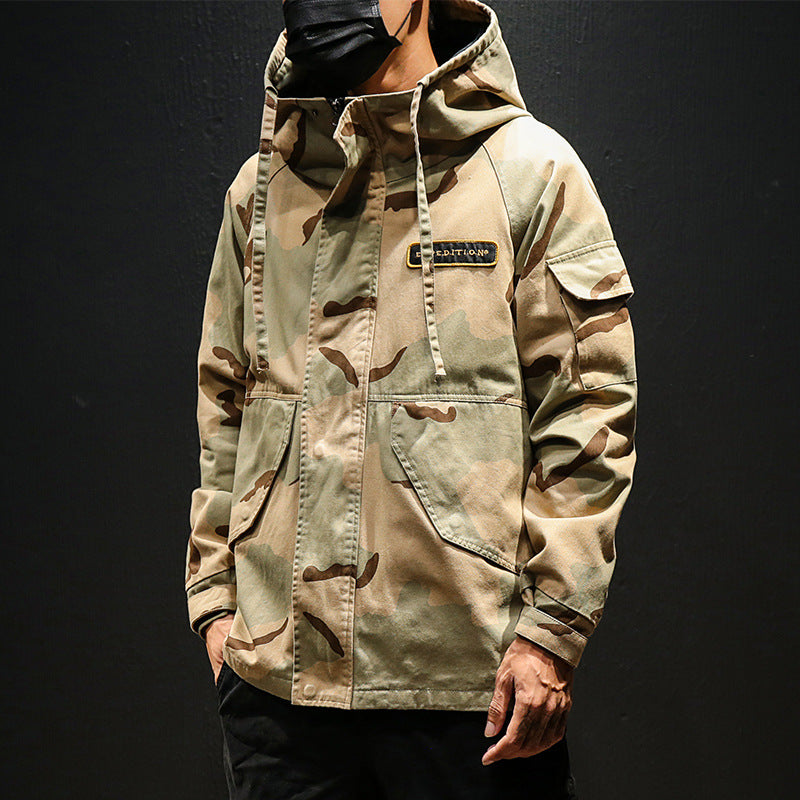 Camouflage tooling jacket
