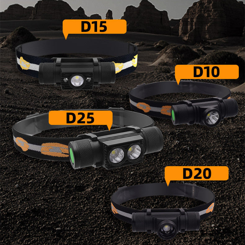 Waterproof Camping Outdoor Led Headset Flashlight