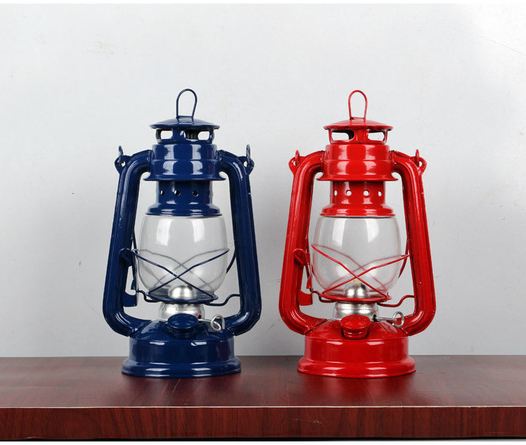 Retro Kerosene Lamp Iron Portable Tent