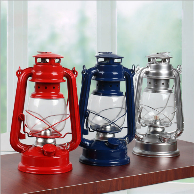 Retro Kerosene Lamp Iron Portable Tent