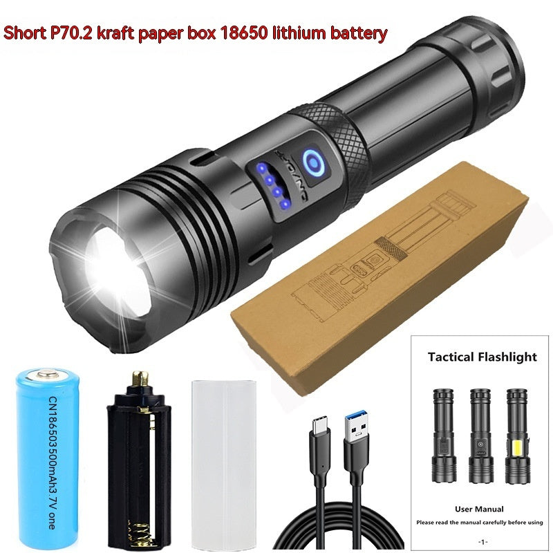 Strong Light Flashlight Outdoor Camping