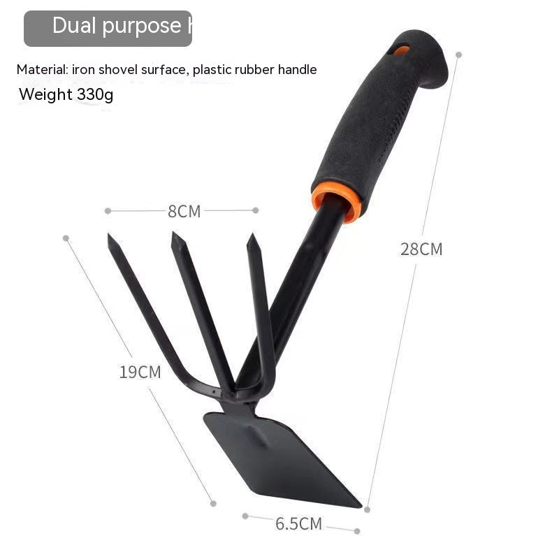 Handle Small Rake Two-headed Hoe Shovel