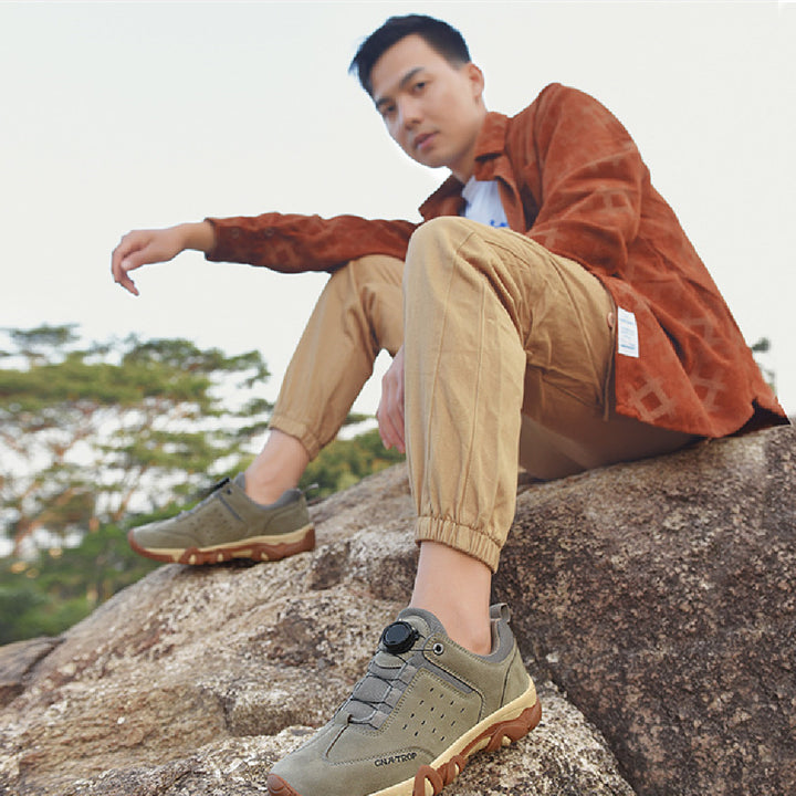 Men's Rotating Buckle Leisure Shoes