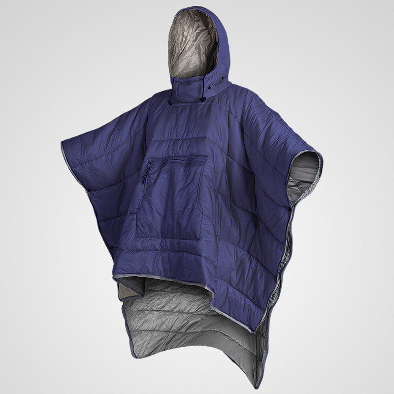 Thickened Cold Protection Cloak Sleeping Bag