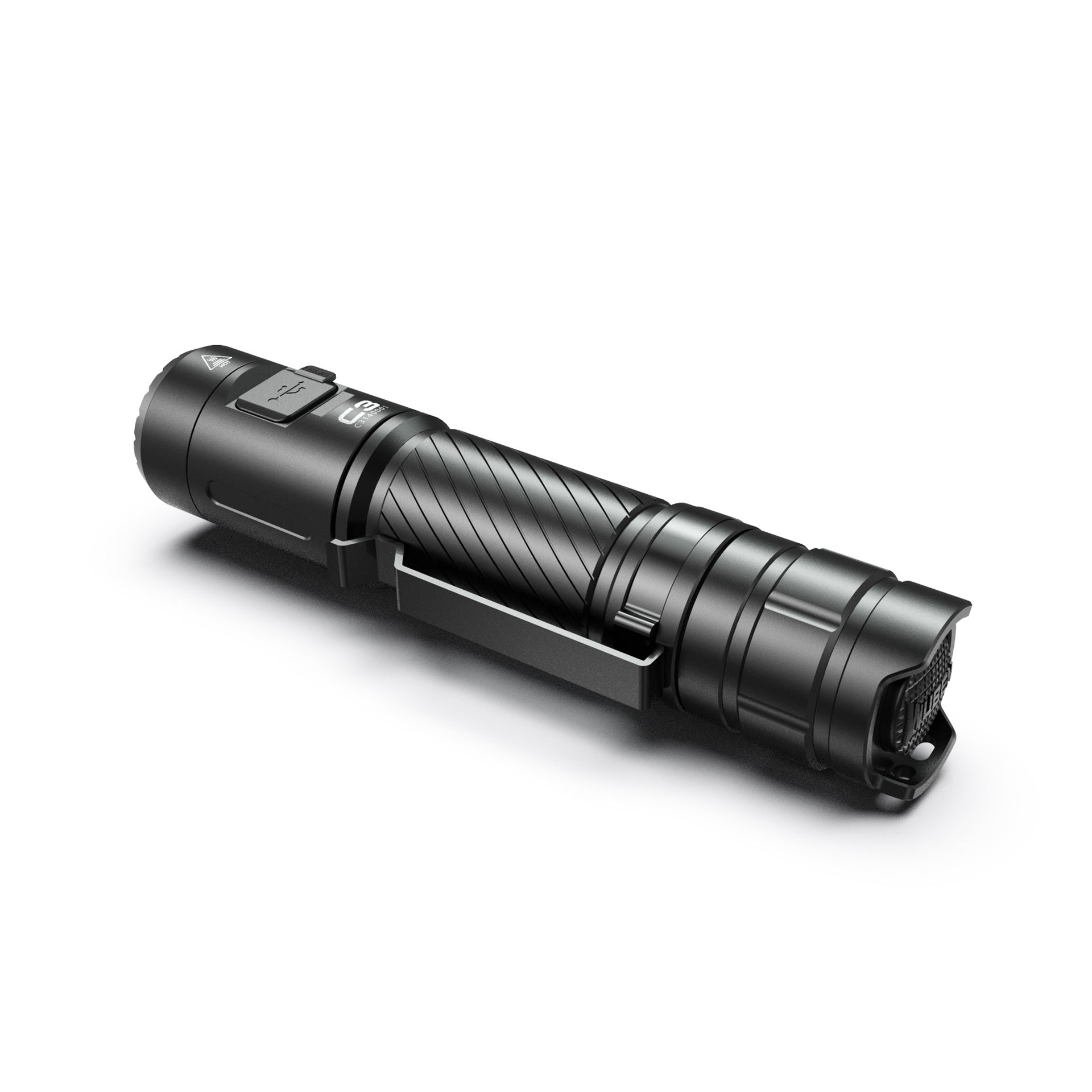 Outdoor Camping Home USB Rechargeable Glare Flashlight