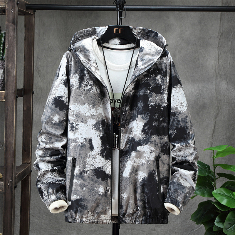 Trendy Camouflage Men's Jacket