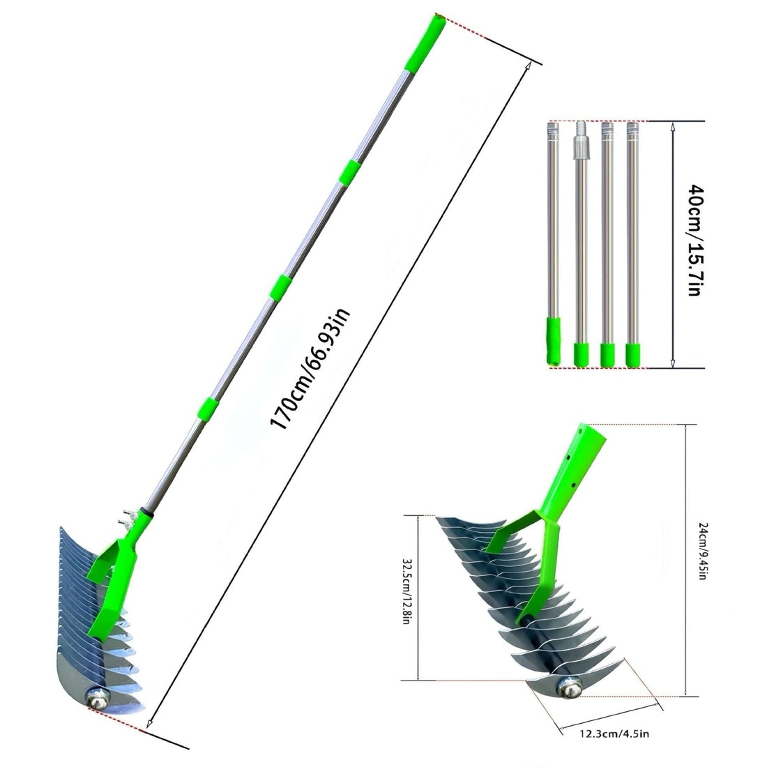 Gardening Tools Lawn Hay Rake Garden