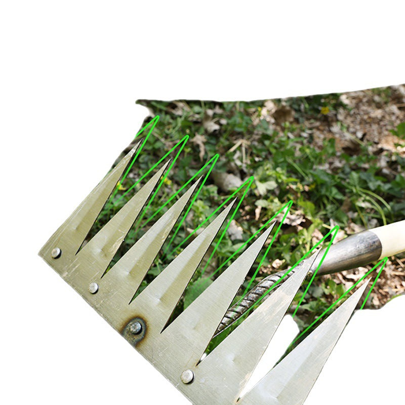 Household Digging And Planting Tools Hoe Tooth Rake