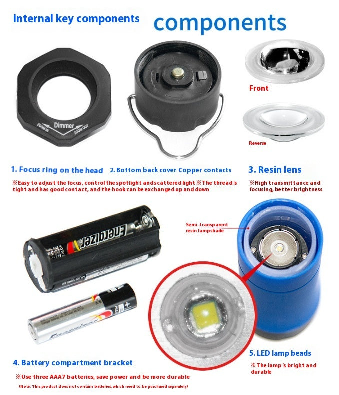 Outdoor Strong Led Lighting Flashlight