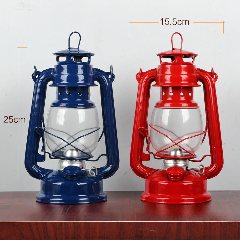 Retro Kerosene Lamp Iron Portable Tent