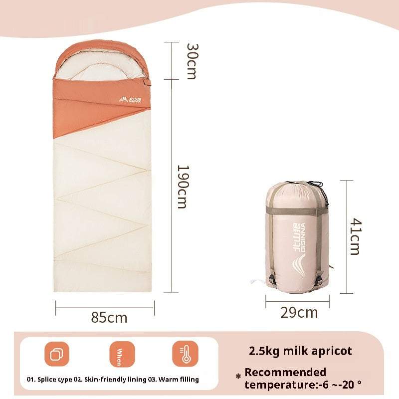 Thickened Cold Protection Warm Sleeping Bag