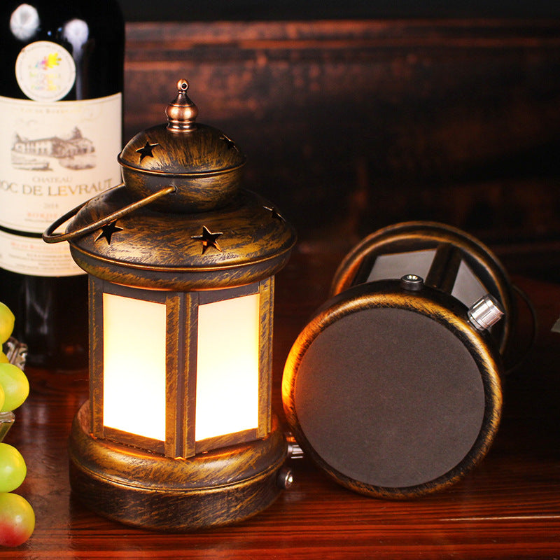 Camping Wrought Iron Portable Lamp