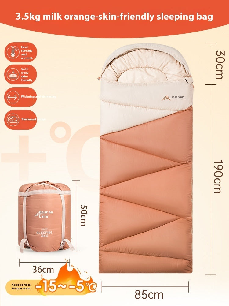 Thickened Cold Protection Warm Sleeping Bag